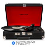 CROSLEY Crosley Cruiser Black - Bluetooth Portable Turntable V177-IW-CRIW8005F-BK4