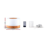 Devanti Aroma Diffuser Aromatherapy Light Wood 500ml DIFF-50A-LW
