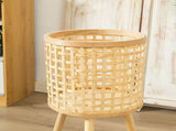 Woven Flower Pot Faux Rattan Planter High Living Room Floor Shelves V1294-YM0626-230201QY03-2