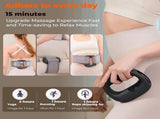Portable Heated Fascia Ring Massager with 5-Speed Vibration & USB-C Charging Deep Tissue Muscle V1107-CS-ZDAMQ1