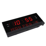 LED Wall Decorative Black Frame Elegant Style Hanging Holes Digital Display Electric Desk V1294-YM0715-3115220045113