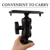 Boat Navigation Holder in Black with Quick Install Adjustable Angle Fish Finder Mount V1369-AZ3-W-19031