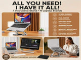 Adjustable aluminum alloy laptop stand , adjustable height V888-ELOSUNG54395