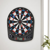 13.5" Dartboard Dart Board with Soft Tip Darts Electronic Scorer 32 Games DB-ELEC-32-GAME