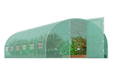 Walk-in Tunnel Greenhouse, 19.4x9.7x7.4 ft Hoop House Greenhouse Tunnel, Plant Hot House with V952-SDXWS20X10X7C44VZV0