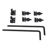 2Pcs Heavy Duty Cane Bolt Gate Drop Rod Efficient Locking Weather Proof Steel Gate Bolt Hardware for V1294-YM0901-3111250060511