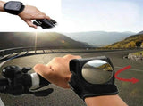 Bike Rear View Wrist Mirror Adjustable Arm Strap HD Reflex Mirror for Cyclists and Road Riding V1189-LC-QP-00562
