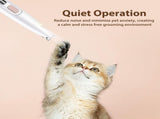 Belvedere Cat Grooming Trimmer - Rechargeable Low Noise Clipper with LED Light, Waterproof & V1189-LWWAL-20260325-00245