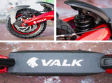 VALK Primal 9 Dual Motor Electric Scooter, 1600W, AU Compliant, for Extreme Hill Climbing, Black/Red V219-TRNESCVAP9RA