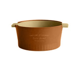 Multifunctional Drain Basket Burrs-free Plastic Double-Layer-Brown S V1263-JX-324