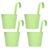 4Set Flower Plant Succulent Pot Wall Mounted Iron Planter Garden Balcony Accessory V1294-YM0901-3111210030313