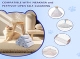 120 Count Cat Litter Box Bags for Neakasa and PetPivot Open Self-Cleaning Cat Litter Boxes, Extra V1258-DP02-WO-1039