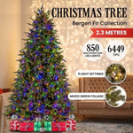 Bergen Fir 7.5ft Multicolour Pre-Lit Christmas Tree 112_HZBF75