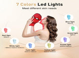 Red Light Therapy Mask for Face and Neck, LED Light Therapy Masks, USB-C Rechargeable, Facial V1107-110-63876