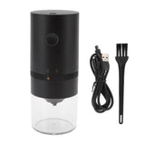 Electric Coffee Grinder USB Charging Black Simple Operation Coffee Bean Grinder for Home Camping V1294-YM0523-3118220071011