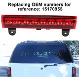 LED Third Brake Light 15170955 Compatible with Chevrolet Tahoe 2000-2006, Red V1237-ZY-715-294
