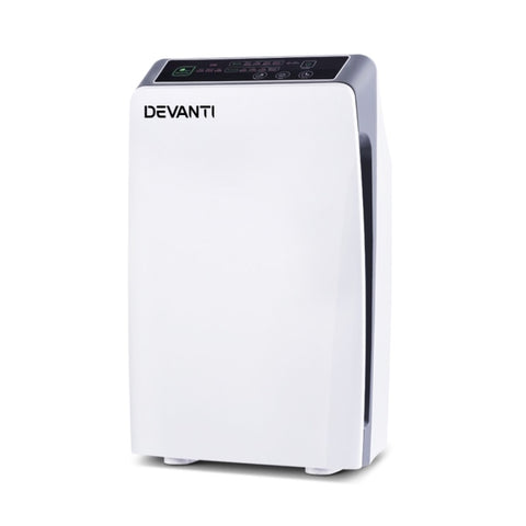 Devanti Air Purifier 4 Stage HEPA Filter PURI-D-501-WH