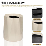 Large Capacity Kitchen Trash Bin with Open Lid, Garbage Can for Home, Office Waste Container V1369-AZ3-W-15828