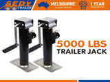 2x Trailer Caravan Canopy Jack Stand 2267kg/ 5000lbs Heavy Duty Weld Bracket V465-86091 X2