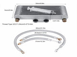 New 125ml Motorcycle Oil Cooler Cooling Radiator Kit For Honda CB CG 100CC-250CC V201-ECCSCOL-50CC-SLSC-AU