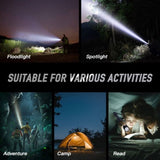 Brillar Aluminium Long Torch - Black V915-BR0034-BK