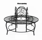 Tree Surround w Bench 131cm V637-E030230