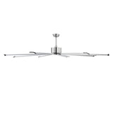 213 cm Ceiling Fan No Light, 6-Speed Remote Control, Aluminum 8-Blade, Reversible DC Motor, Modern V952-WDDS84INCHLYDMCLRV7