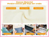 24 Pcs Mini Tote Bag Sublimation Blank Canvas Bags Reusable for Grocery Shopping, DIY, Easter Party V1259-DP01-A-1104