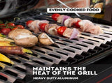 Disposable Aluminum Grill Liners BBQ Sheets Perfect for Public Park Grills, Outdoor BBQ, Camping V1366-AZ2-W-14613