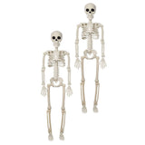 2PCS Skeleton Decorations 35.4 Inch Plastic Posable Spooky Full Body Skeleton Haunted House Prop for V1294-YM0901-3115240091911