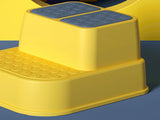 Toilet Step Stool Plastic Non Slip Heavy Duty Rollover Prevention Tool for Baby Children Yellow 2 V1294-YM0716-3116220005714