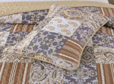 Quietude Quilted coverlet and pillowcovers set Perfect for Relaxation - Queen size V745-MAC080767Q13U