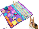 Dog Pet Nose Training Sniffing Pad Toys Blanket Game Feeding Cushion Snuffle Mat V1263-JX-7520