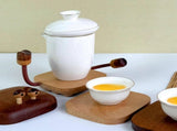 Wooden Square Drink Coasters for Kitchen Countertop Restaurant V1263-JX-5442