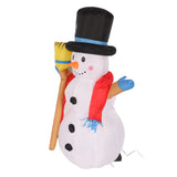 4 FT Christmas Inflatables Snowman Tall Christmas Inflatable Snowman Outdoor Decorations Courtyard V1294-YM0901-3115230112912