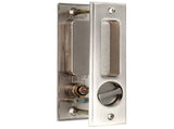 Zinc Alloy Sliding Door Lock Latch Handle Set Bathroom Balcony Cabinet Door Hardware FittingsBrushed V1294-YM0901-3114200066712