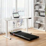 Artiss Electric Treadmill with 140cm Automatic Standing Desk Walking Pad 400mm SDTM-ET156E-WH-400PAD