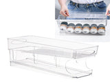 Double Layer Soda Can Organizer Automatic Rolling Transparent Beverage Can Storage Organizer for V1294-YM0626-3118220339411