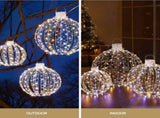 Jingle Jollys Christmas Lights 360 LED Fairy Light 3pcs Ball Decorations Set XMAS-MOT-BALL-WARM