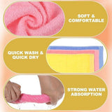 40 Pcs Wash Cloth Bulk Cotton Bath Hand Face Washcloths Soft Quick Drying Towel for Women Bathroom V1192-AZ-W-31935