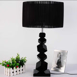 SOGA 4X 60cm Black Table Lamp with Dark Shade LED Desk Lamp TABLELAMPD60X4
