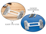 3Pcs Heavy Duty Air Conditioner Wall Bracket Plated Silver Adjustable for Split System V1370-AZ4-18121