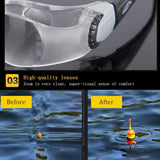 Adjustable Focus Fishing Telescope With Clip - Presbyopia & Yellow / Gray PRL-5053422060DBT