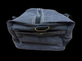 FIB 52cm Canvas Travel Duffle Bag Casual Duffel - Black V563-A1205C-BLACK