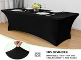 2 Piece Stretch Tablecloth Spandex Vegetable Print, 183 x 75 x 75 cm V1237-ZY-818-133