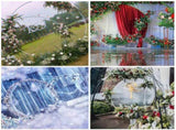 2M White Wedding Hoop Arch Metal Flower Ring Display Frame Balloon Circle Rack Backdrop for Wedding V985-WEDDINGHOOPNEW