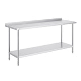 24 x 72 x 36 Inch Stainless Steel Work Table, Commercial Food Prep Worktable Heavy Duty Prep V952-CFBXGGZTLCWJWN757V0