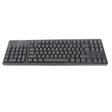 Left Handed Keyboard Ergonomic Full Size Dual USB Interface 109 Keys Keyboard for Computer Laptop V1366-AZ2-W-18613