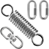 Spring Suspension with 360&deg Swivel Hooks and Carabiners, Spring Suspension for Hanging Chair Yoga V1237-ZY-203-0684