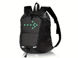 15L Backpack with USB Charging & Smart LED Turn Signals, Waterproof Cycling Commuter Daypack, V1232-QXSJB001